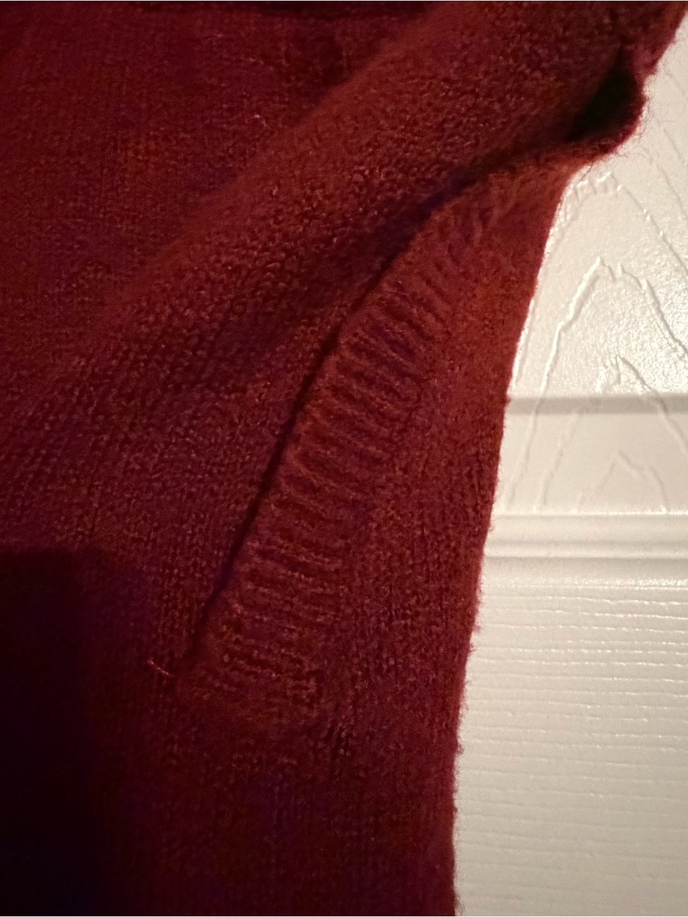 Oner Active Maroon Wide-Leg Knit Sweatpants - Picture 8 of 10